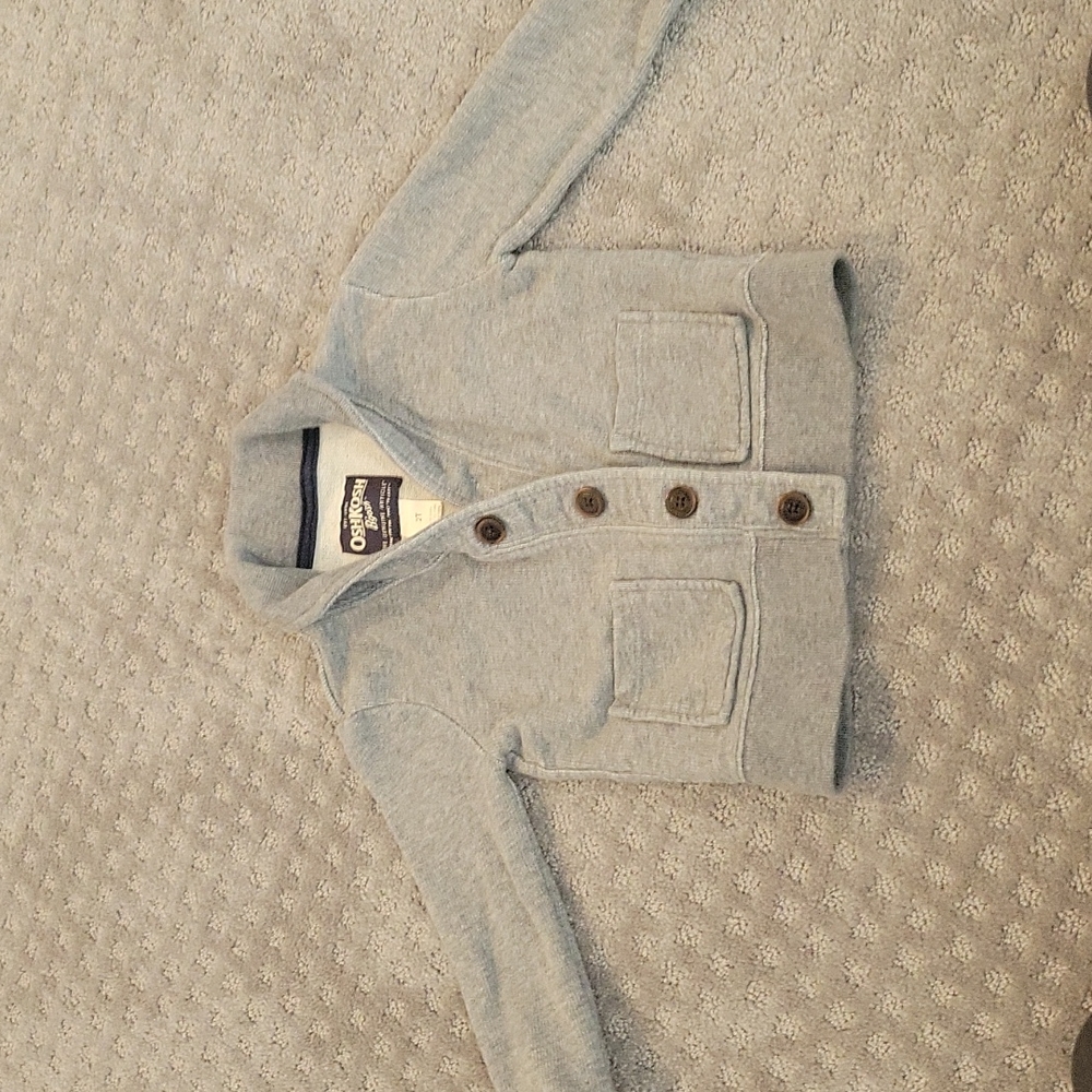 Kids OshKosh grey cardigan size 2T